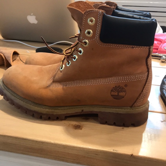 mens black timberland boots size 8